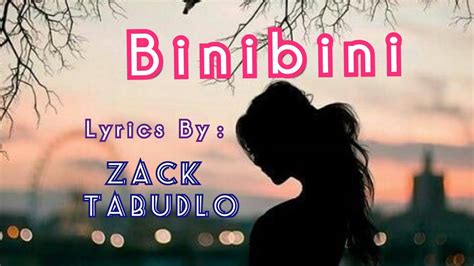 zack tabudlo binibini lyrics|loki kagome lyrics.